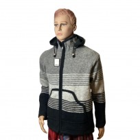 grey-and-black-striped-yak-wool-jacket-unisex-cozy-outerwear