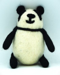 handmade-felt-panda-figurine