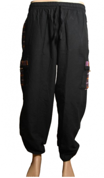 unisex-black-bhutani-cargo-harem-pants